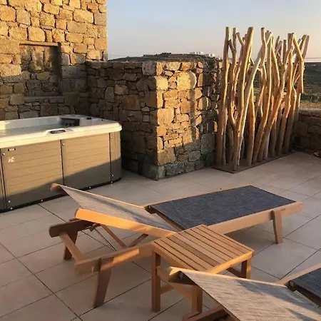 Apartamento Romantic Mykonian Oasis With Jacuzzi & Sea View Houlakia (Mykonos)